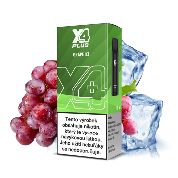 X4 Plus Pod - Grape Ice 20mg