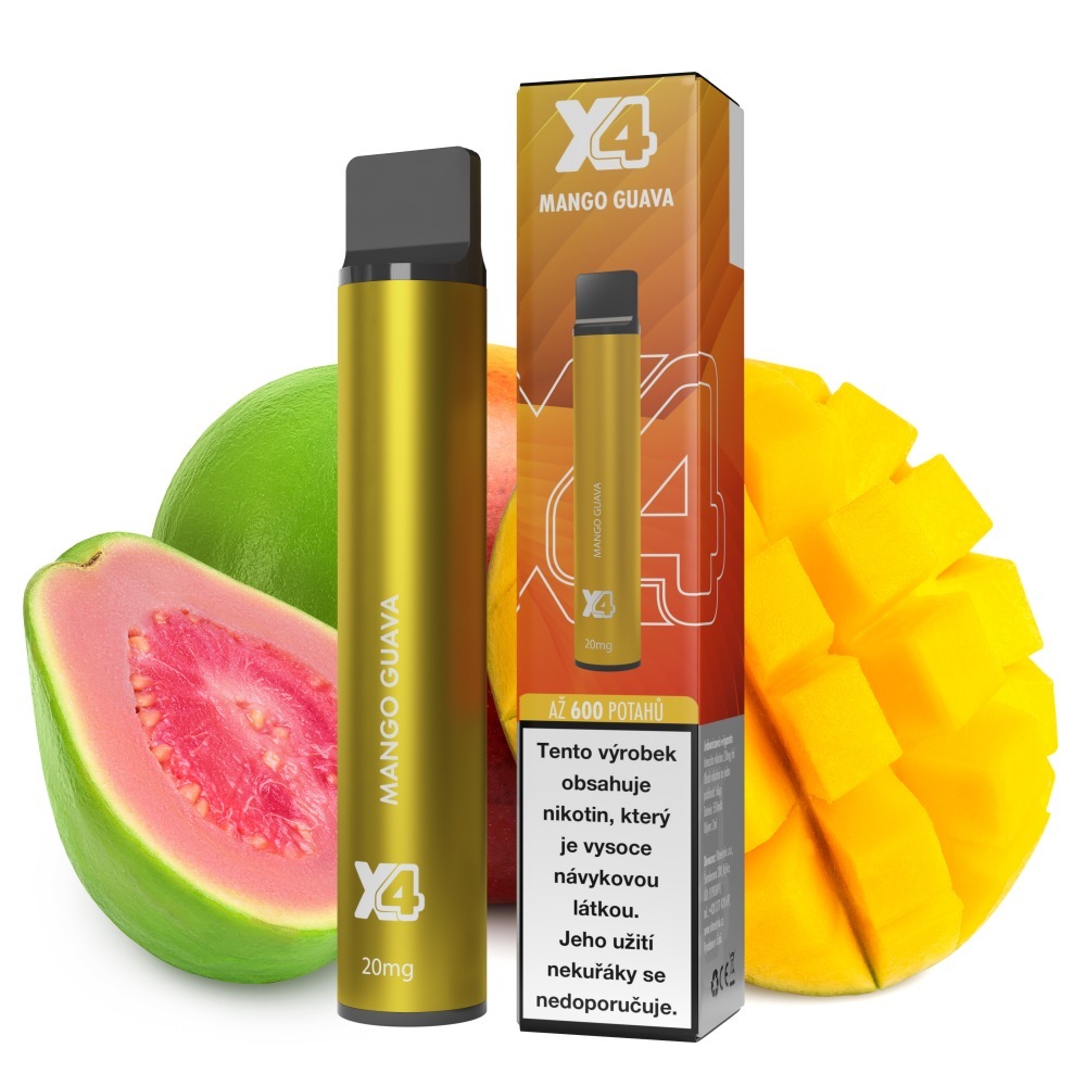 X4 Bar - Mango Guava 20mg - jednorázová cigareta 