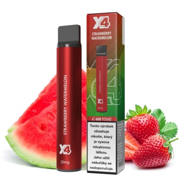 X4 Bar - Strawberry Watermelon 20mg - jednorázová cigareta