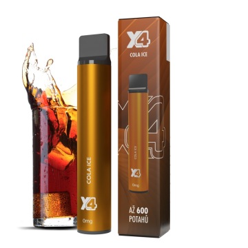 X4 Bar - Cola Ice 0mg - jednorázová cigareta 