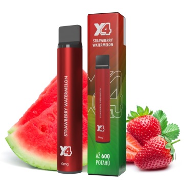X4 Bar - Strawberry Watermelon 0mg - jednorázová cigareta