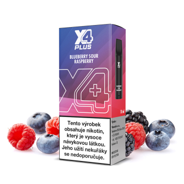X4 Plus Pod - Blueberry Sour Raspberry 20mg