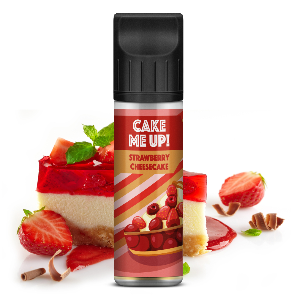 Cake Me Up Strawberry Cheesecake 10ml Shake and Vape