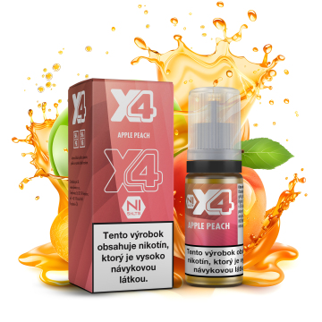 X4 Bar Juice - Apple Peach 10mg