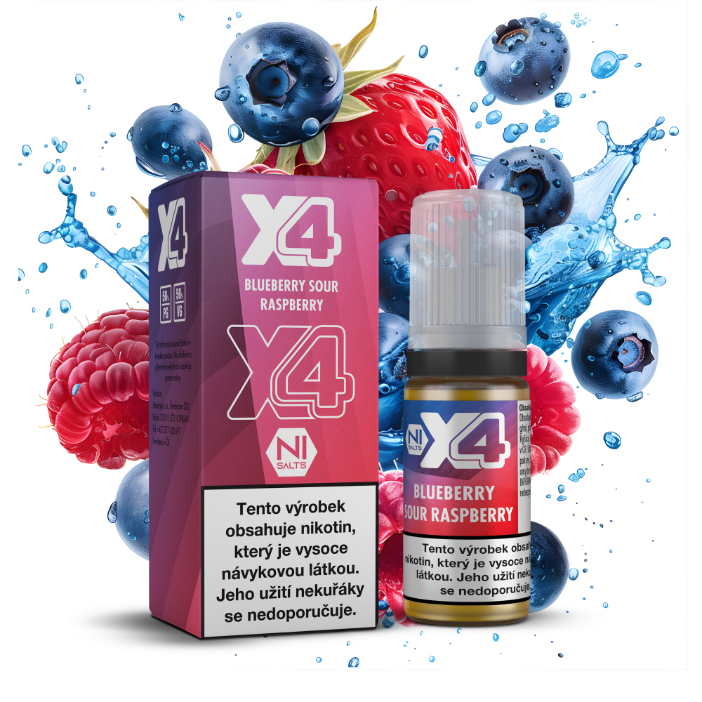 X4 Bar Juice - Blue Sour Raspberry 10mg