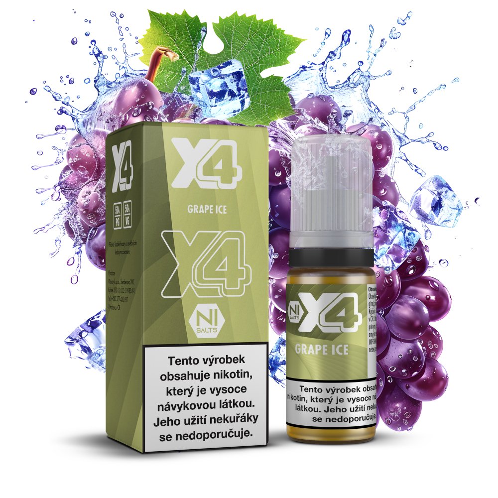 X4 Bar Juice - Grape Ice 20mg