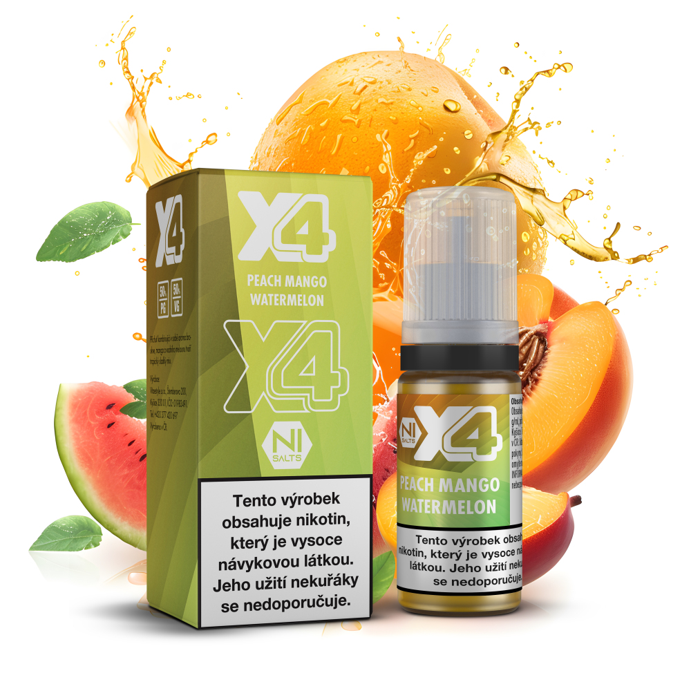 X4 Bar Juice - Peach Mango Watermelon 20mg