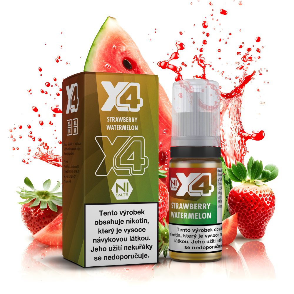 X4 Bar Juice - Strawberry Watermelon 10mg