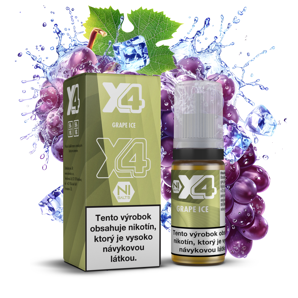 X4 Bar Juice - Grape Ice 10mg