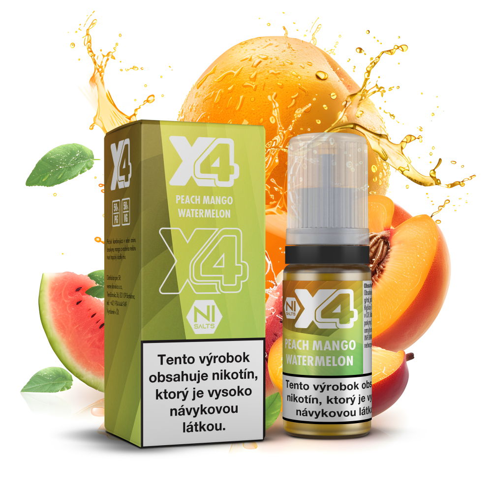 X4 Bar Juice - Peach Mango Watermelon 10mg