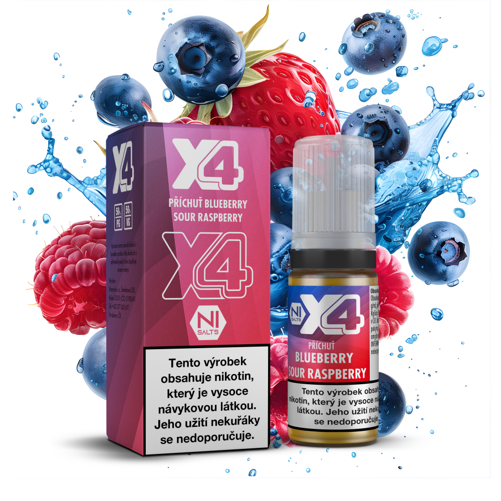 X4 Bar Juice - Blue Sour Raspberry 10mg