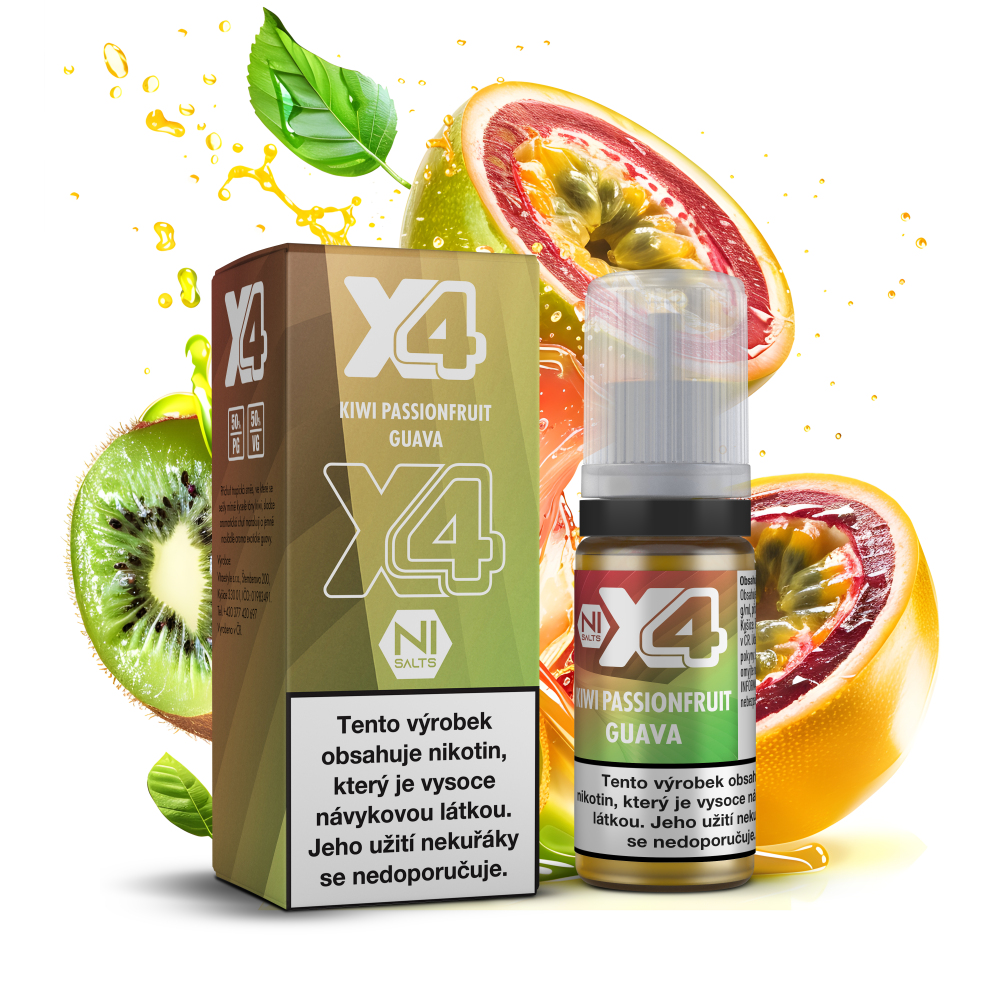 X4 Bar Juice - Kiwi Passionfruit Guava 10mg