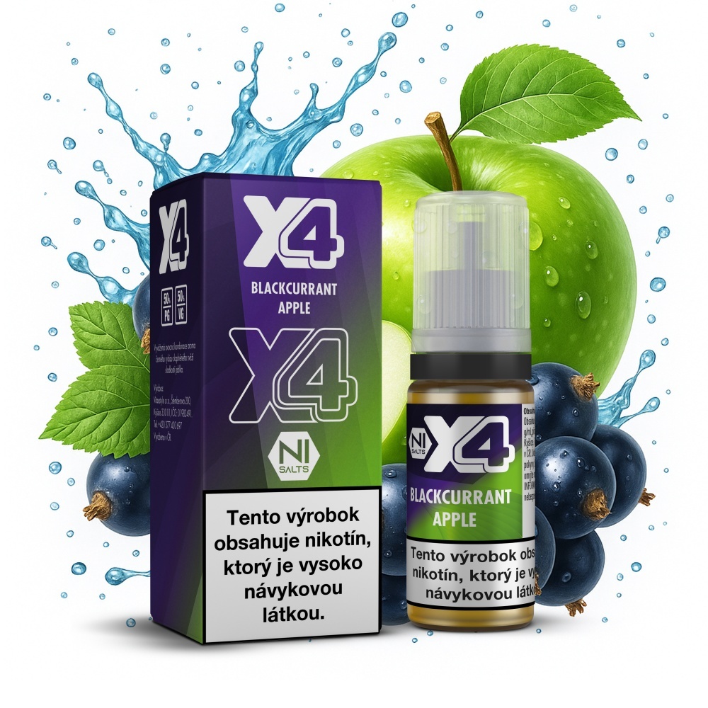X4 Bar Juice - Blackcurrant Apple 10mg