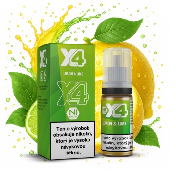 X4 Bar Juice - Lemon and Lime 20mg