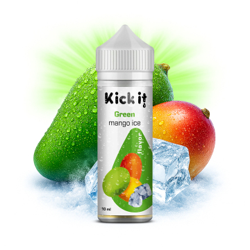 Kickit Green Mango Ice - Shake and Vape