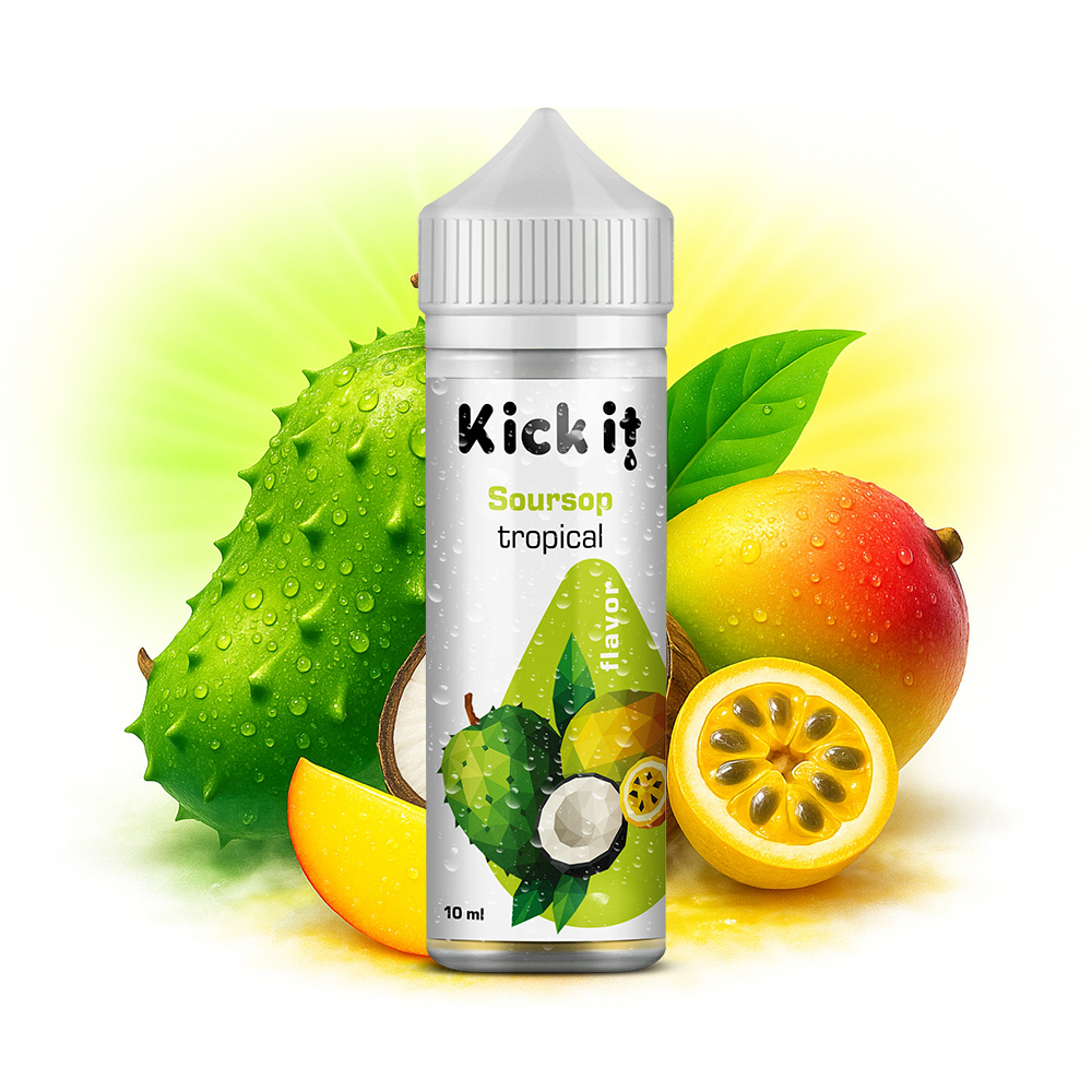 Kickit Soursop Tropical - Shake and Vape